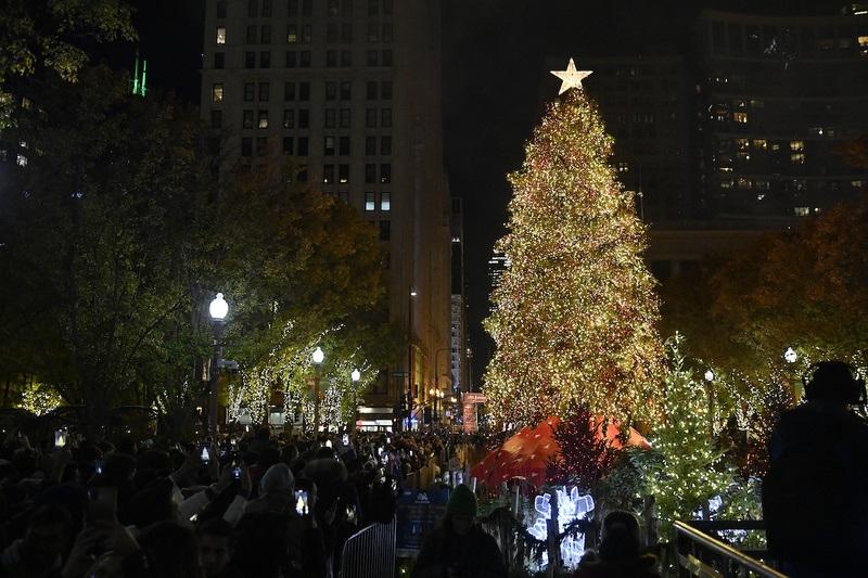 110ª árvore de Natal de Chicago (Chicago / divulgação)