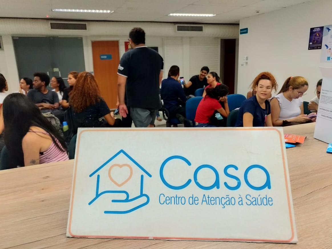 As ações voltadas para o combate às ISTs foram realizadas na Casa Saúde, que compõem a instituição acadêmica (Michael Martins)