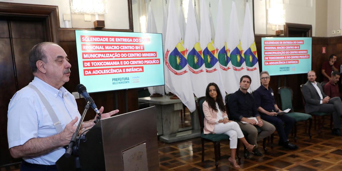 Prefeitura anuncia SAMU Regional Macro Centro BH (Rodrigo Clemente/PBH)