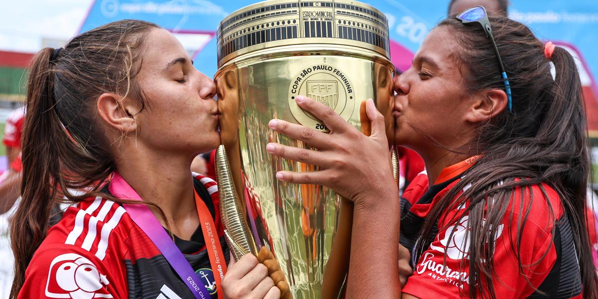 Flamengo supera o Botafogo e garante o título da Copinha Feminina (Rebeca Reis e Jhony Inácio/Ag. Paulistão)