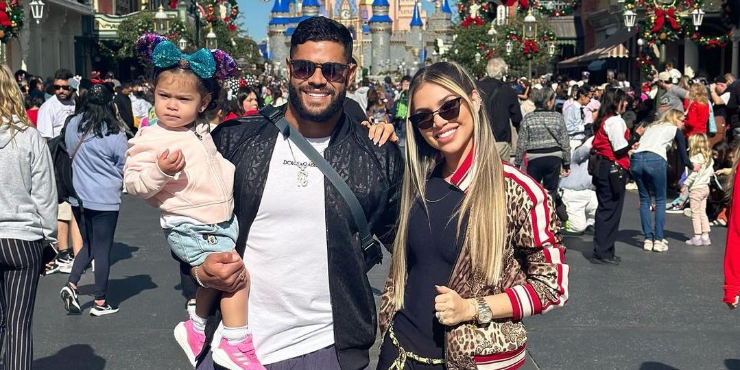 Hulk e Camila esperam o segundo filho, o quinto do jogador (Reprodução / Instagram Hulk Paraiba)