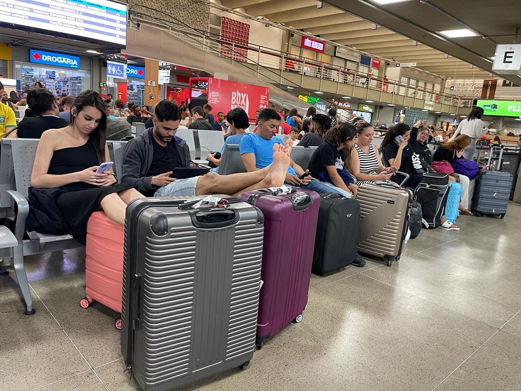 Movimento maior de saída para o periódo de festas