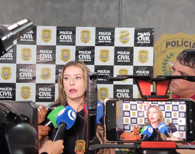 “É um caso que a gente realmente quer que sirva de exemplo", salientou a delegada Talita Martins Soares (Divulgação / PCMG)