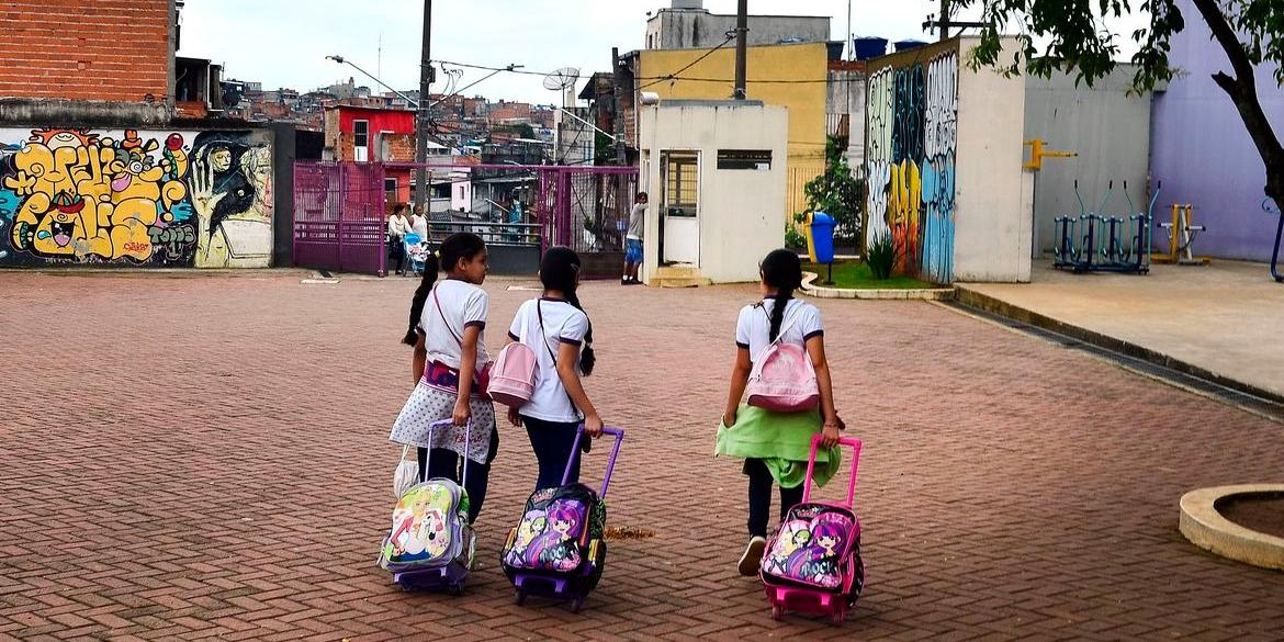 A EMEF Presidente Campos Salles, localizada em Higienópolis, é considerada um exemplo de integração Escola-Comunidade (Rovena Rosa/Agência Brasil)