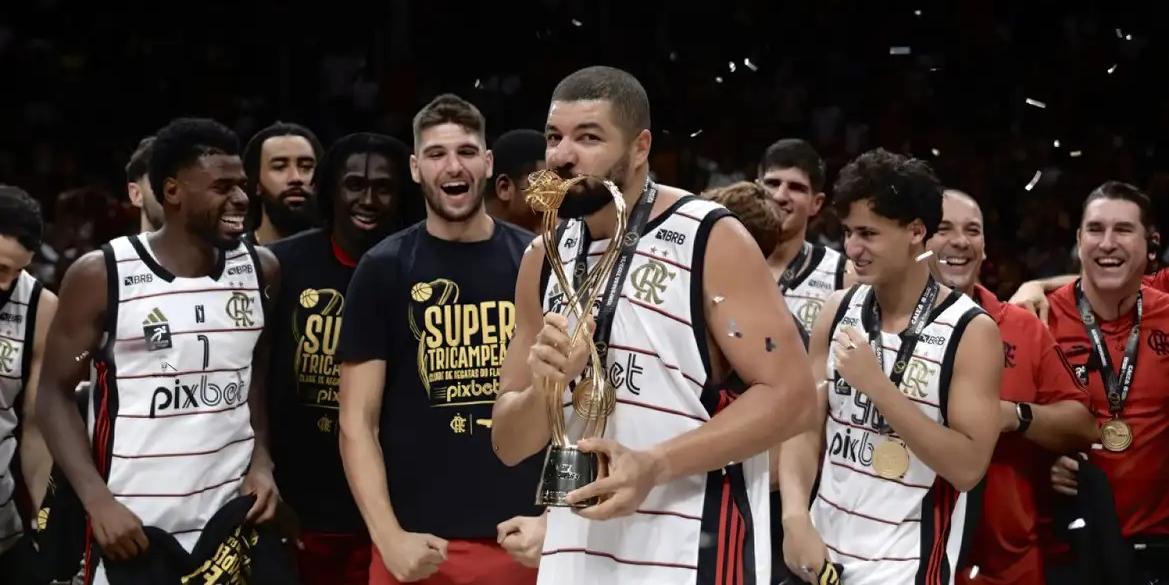 Rubro-Negro assegurou título ao derrotar a Unifacisa no Maracanãzinho (Bruno Lorenzo / LNB)