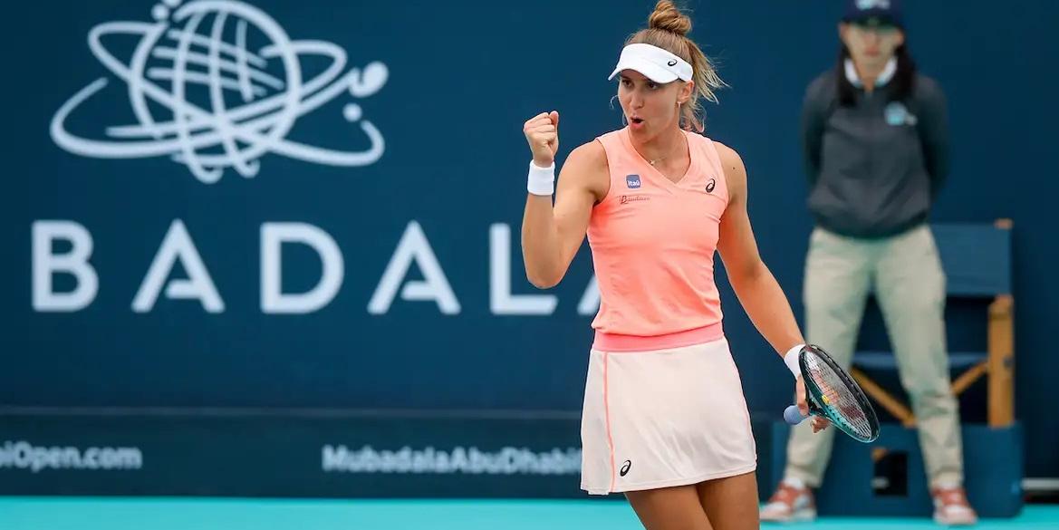 Bia Haddad avança no WTA 500 de Abu Dhabi (Divulgação/ Mubadala  Abu Dhabi Open)