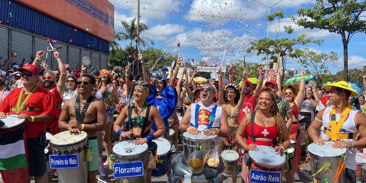 Tchanzinho Zona Norte desfila na avenida dos Andradas (Fernando Michel)